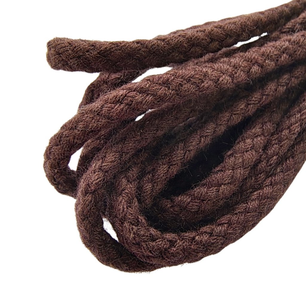 602-M・コットン・4.5ｍｍ・編目・丸・50色 51ディープブラウンの画像