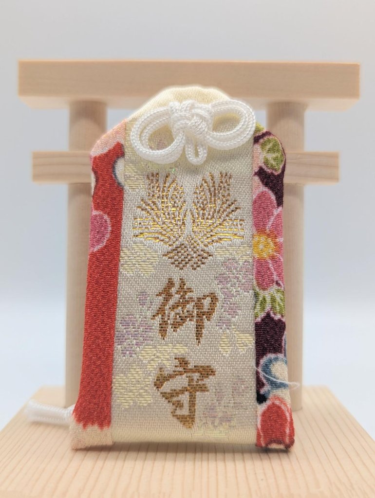 花柄ちりめん錦守の画像