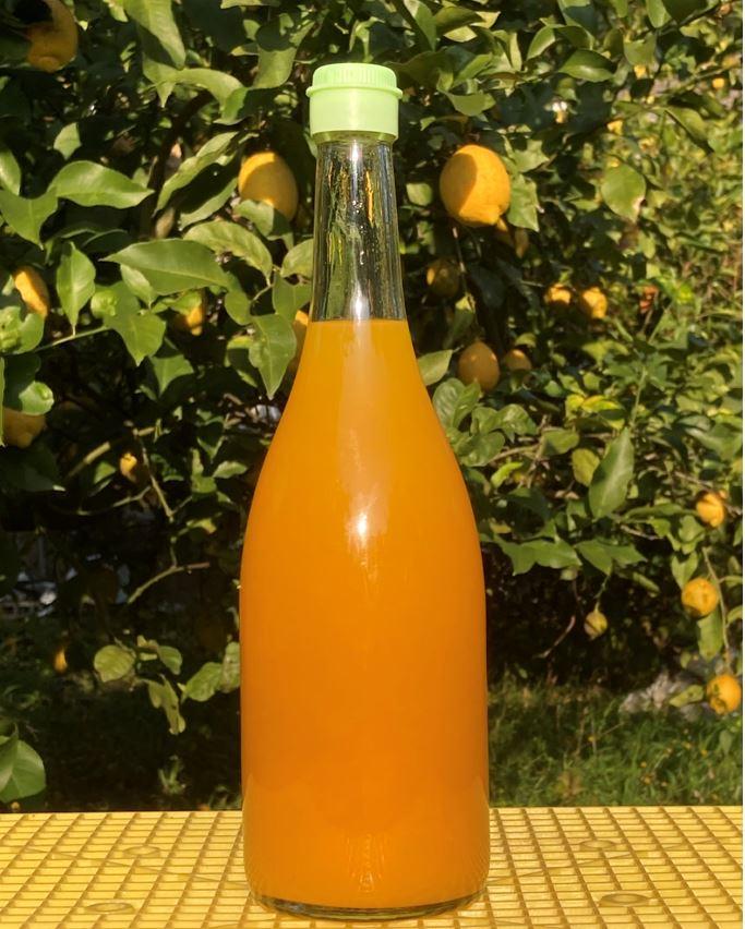 100%生搾りみかんジュース720MLの画像