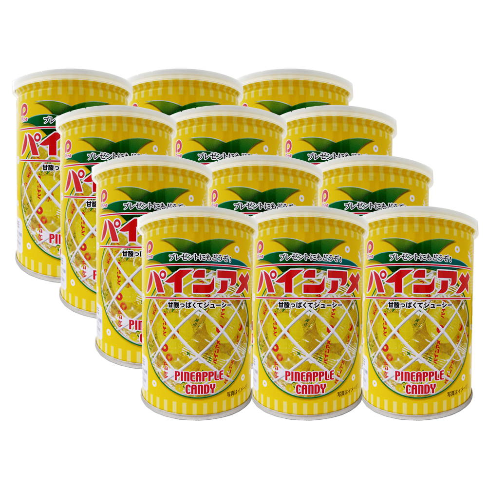 パインアメ缶 5年 90g 12缶入/箱 〔賞味期限：2029年11月以降〕の画像