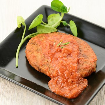 UAA食品 美味しい防災食 ハンバーグ煮込み トマトソース 50袋入画像