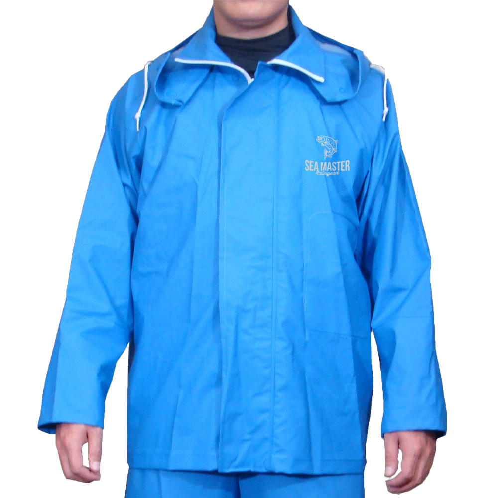 シーマスター ジャケット 2602 レインギア 合羽 雨天 水場 作業 雨風 撥水 レインスーツ 雨具 カッパ レイングッズ 対策 知智プラン NEO WORKGEARの画像