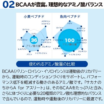 サカナのちから A for アスリート 120g (約360粒)の画像