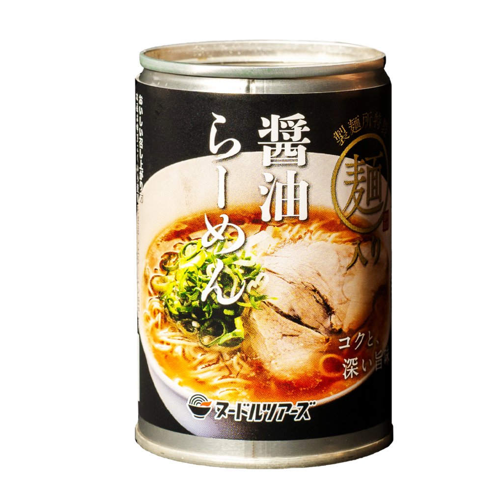 丸山製麺 ヌードルツアーズ 醤油らーめん缶 3年 250g 〔賞味期限：2028年11月以降〕の画像