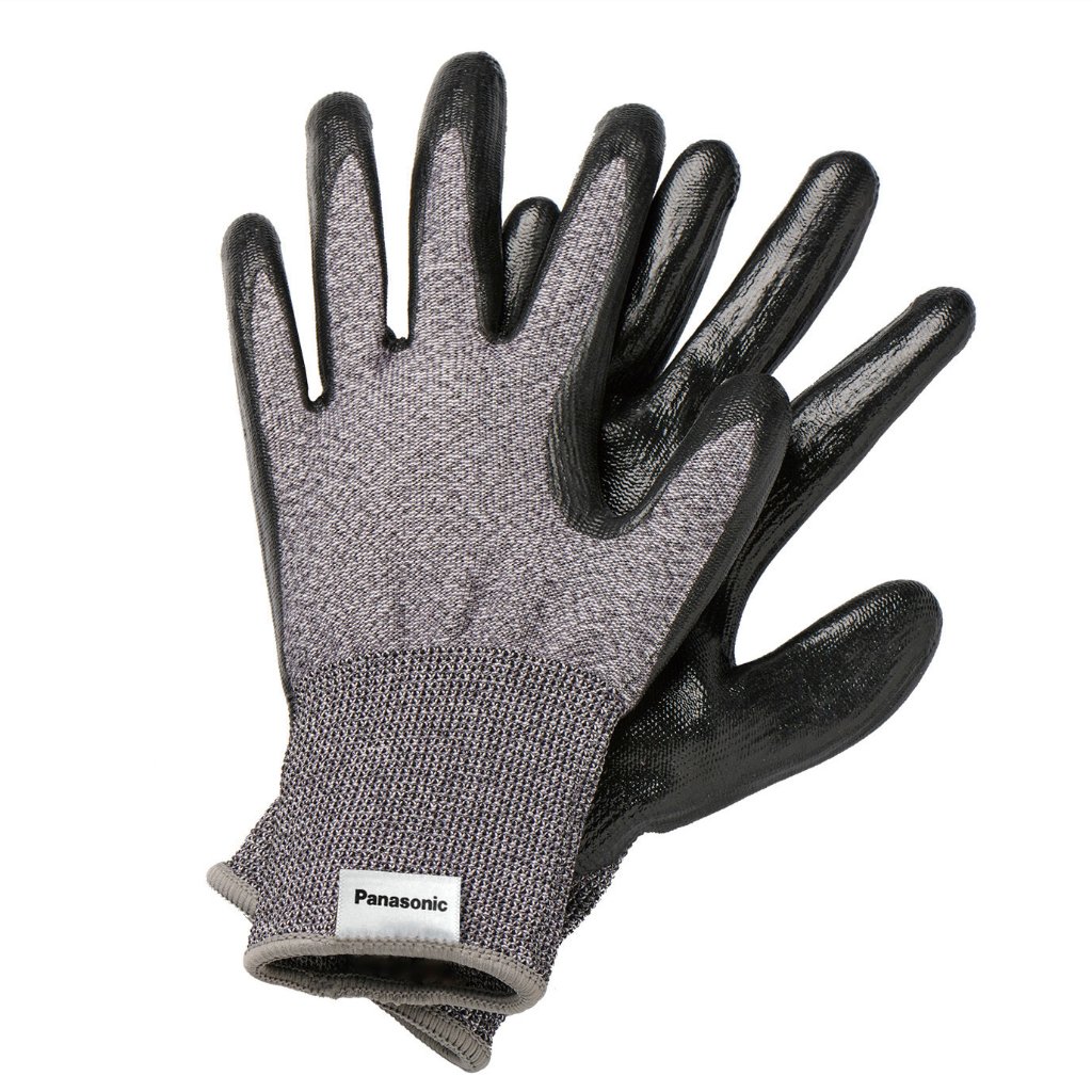 パナソニック タングステン 耐切創手袋 ストロングンテ プロユース 手のひらゴムコート付 刃物 金属加工作業 剪定 園芸 木工・DIY ガーデニング 災害 備え WKTG1の画像