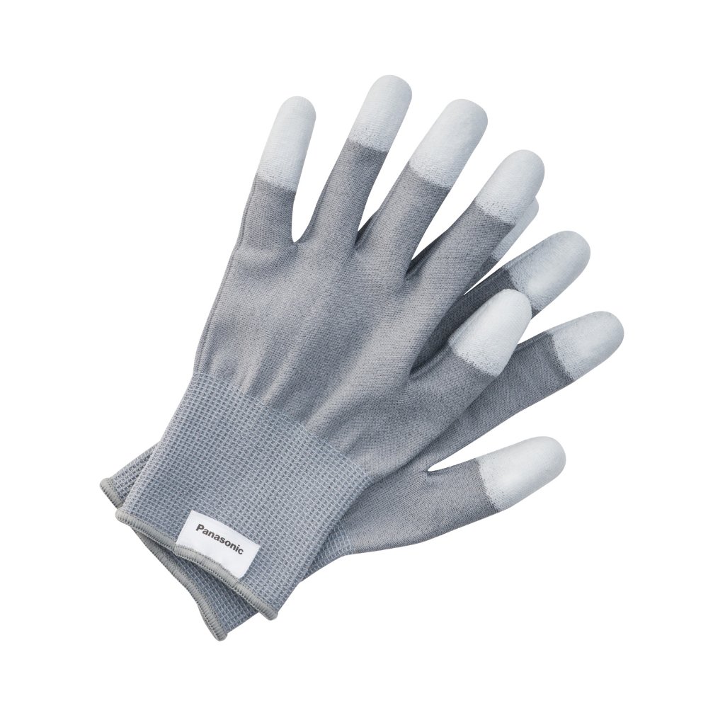 パナソニック タングステン 耐切創手袋 ストロングンテ プロユース 薄手・指先ゴムコート付 刃物 金属加工作業 農作業 園芸 DIY ガーデニング 災害 備え WKTG4の画像