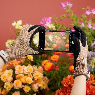 パナソニック タングステン 耐切創手袋 ストロングンテ デイリーユース 手のひら柔らかゴム 刃物 ガーデニング 庭木の剪定 アウトドア DIY 災害時の備え WKTG3の画像