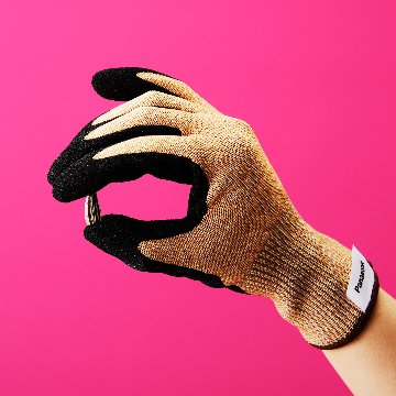 パナソニック タングステン 耐切創手袋 ストロングンテ デイリーユース 手のひら柔らかゴム 刃物 ガーデニング 庭木の剪定 アウトドア DIY 災害時の備え WKTG3の画像