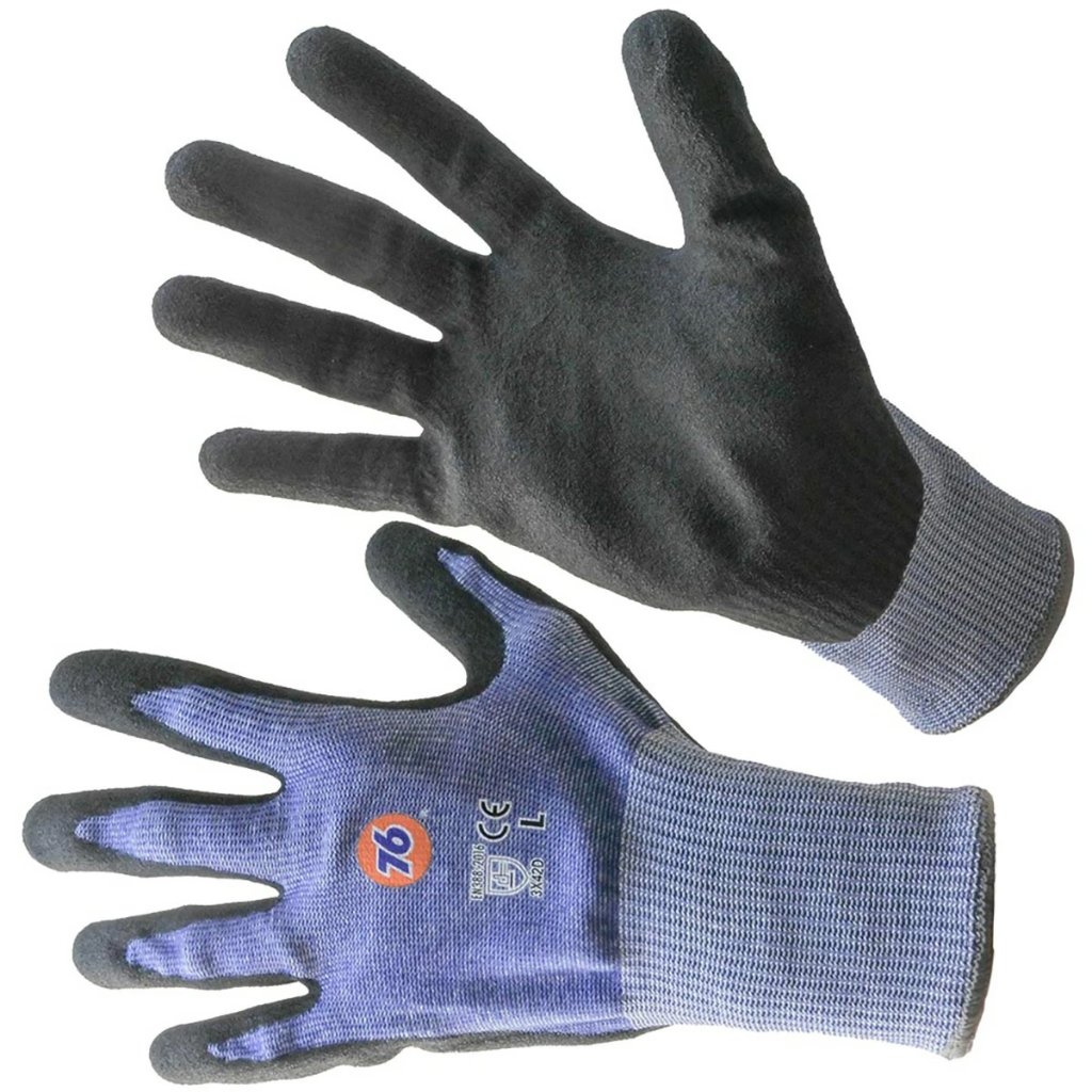 76 union 耐切創手袋 天然ゴム(タッチパネル対応) 76-104 富士手袋工業 FUJITEの画像