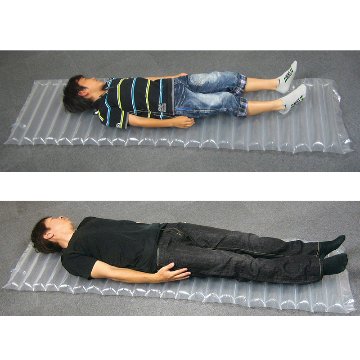 コンパクトエアーベッド 空気入付 CA-200 ナカガワ | 災害備蓄 日本製 防災 非常用 ベッドの画像