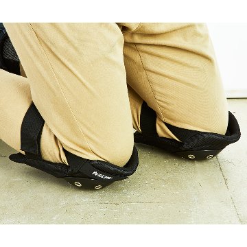 ハードニーパッド 2 CK-6102 ブラック 膝パット 作業 作業用 膝あて 膝パッド 膝当て ひざあて 災害時 保護 水産業 農業 畜産業 清掃業 現場作業 整備業 品だし ガーデニング お掃除 の画像