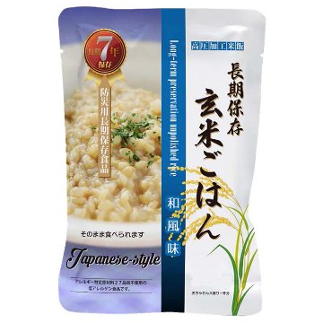 サンズ 長期保存玄米ごはん 和風味 7年 230g *個装スプーン付き 〔賞味期限：2033年10月以降〕の画像