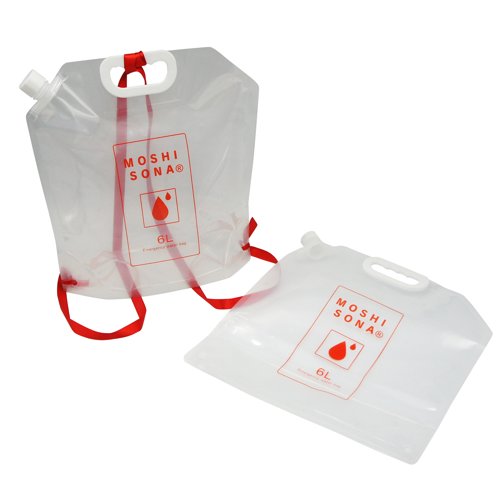 リュック型 de 給水袋 6Ｌ 19860 給水バッグ 防災グッズ 防災用品 備蓄 災害 緊急 非常の画像