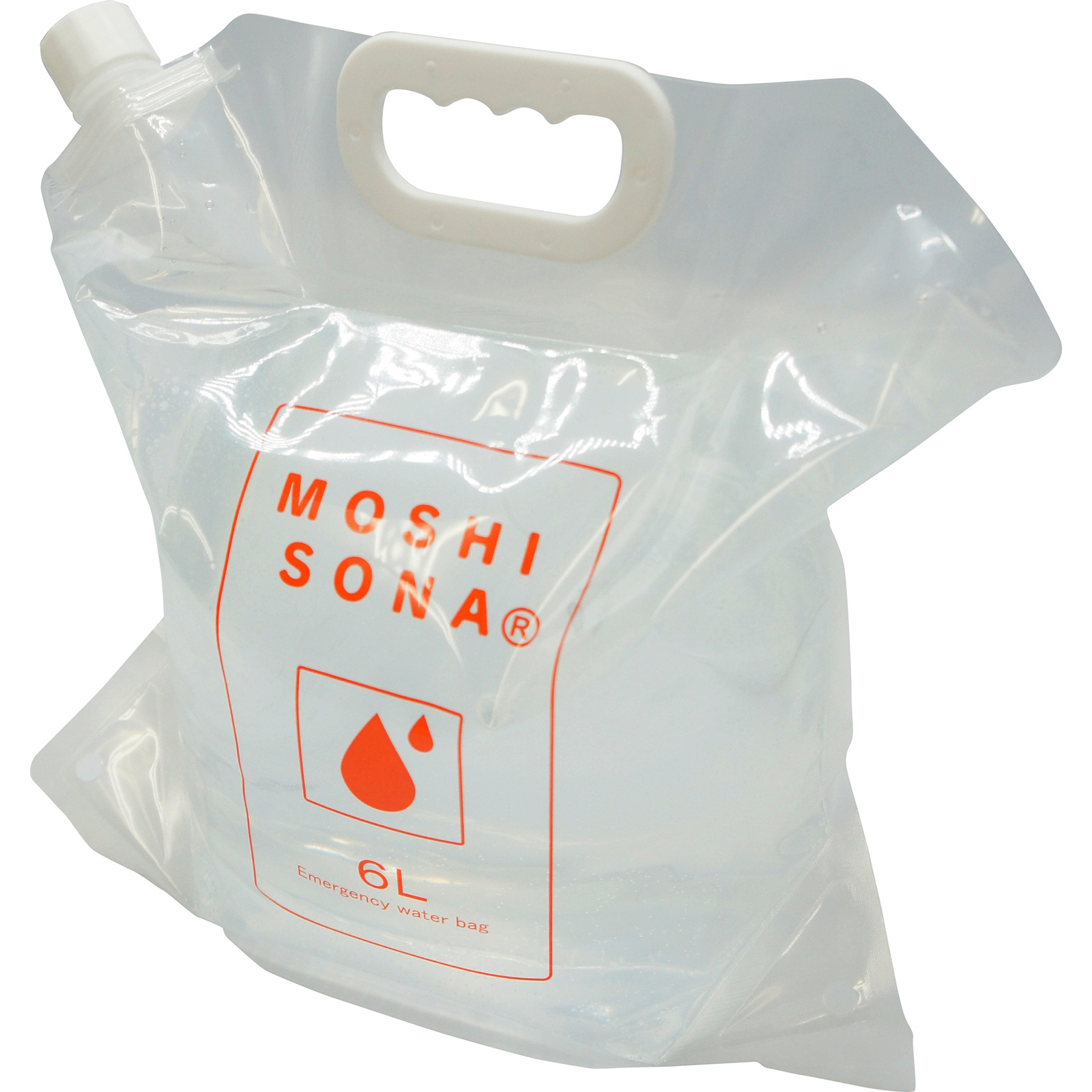 リュック型 de 給水袋 6Ｌ 19860 給水バッグ 防災グッズ 防災用品 備蓄 災害 緊急 非常の画像