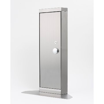 エレベーター用防災キャビ コーナータイプ 防災用品 防災グッズ 災害 対策 マンション ビル 地震 停電 故障 ステンレスの画像