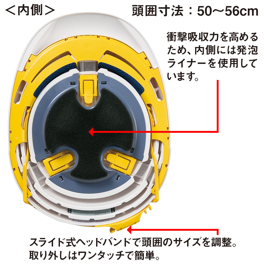 収縮式ヘルメット オサメット ジュニア KGOJR-1の画像