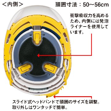 収縮式ヘルメット オサメット ジュニア KGOJR-1の画像