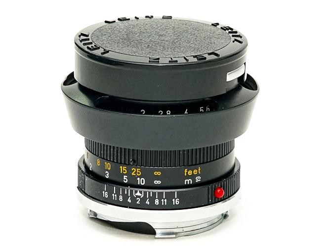 50/2 Summicron L#2519447 (made in Germany) ライカＭ用  後キャップ付  Pケース付 メタルレンズフード付　フードキヤップ付　　 距離計連動の画像
