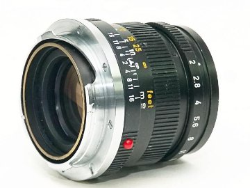 50/2 Summicron L#2519447 (made in Germany) ライカＭ用  後キャップ付  Pケース付 メタルレンズフード付　フードキヤップ付　　 距離計連動の画像