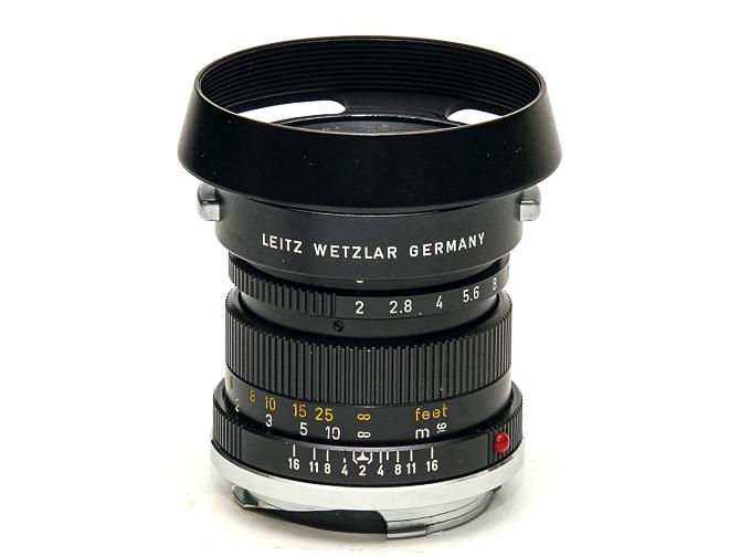 50/2 Summicron L#なし !  (made in Germany) ライカＭ用  後キャップ付  メタルレンズフード付　フードキャップ付　　 距離計連動　の画像