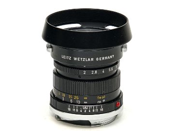 50/2 Summicron L#なし !  (made in Germany) ライカＭ用  後キャップ付  メタルレンズフード付　フードキャップ付　　 距離計連動　の画像