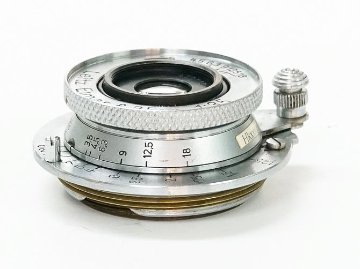 35/3.5 Elmar (Made in Germany Leitz) ライカスクリュー(L39)用  距離計連動　前後キャップ付 L#400166　ノーコート  Metar 表示  1937年製造画像