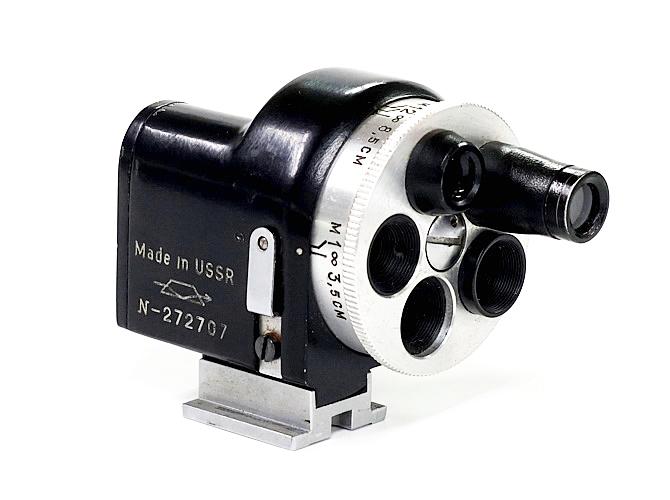 ターレットファインダー 28,35,50,85,135, Pケース付 U.S.S.R.製｜カメラのマツバラ光機