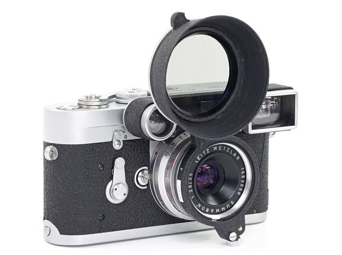 レンズフード L,M フード兼用、PL(偏光)フィルター内蔵 42Φかぶせ