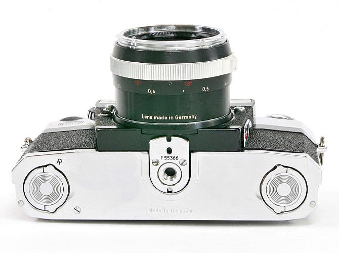 Contarex super (後期) (Zeiss-Ikon) 50mm F2.8 Tessar B#P55366　 L#4164864  TTLメーター内蔵(Cds)画像