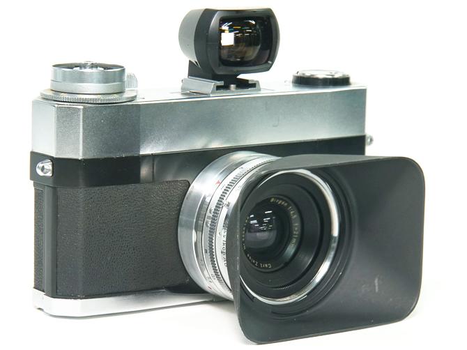 Contarex super Wide (Zeiss-Ikon) 21mm F4.5 Biogon  21mm～35mm 兼用メタルフード付.フォクトレンダー21mmファインダー付 の画像