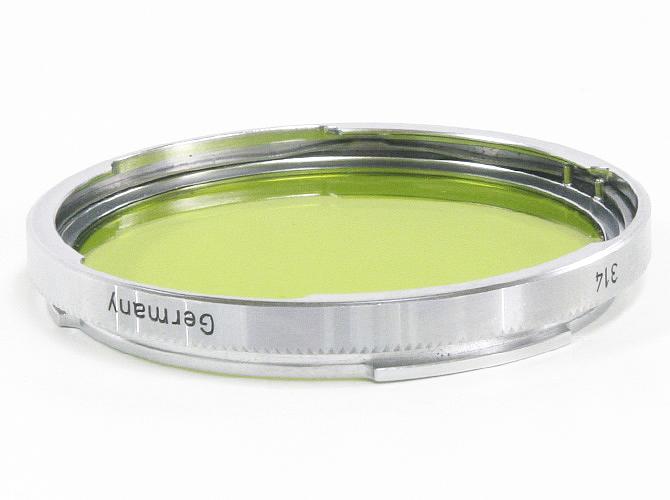 Contarex 21ﾐﾘ～135ﾐﾘ用 (B56) GRフィルター(純正) (YG) 外バヨネットの画像