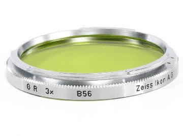 Contarex 21ﾐﾘ～135ﾐﾘ用 (B56) GRフィルター(純正) (YG) 外バヨネットの画像