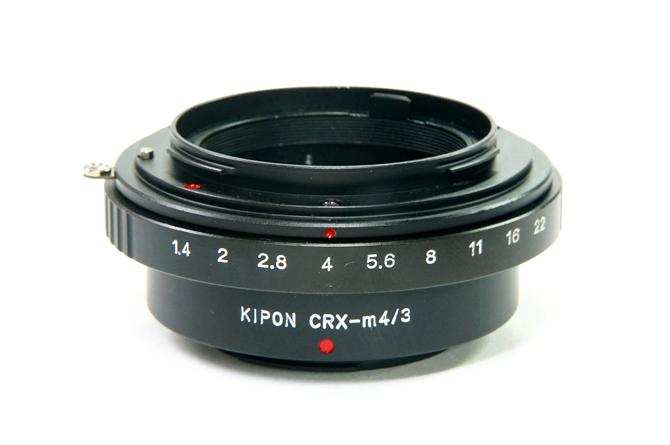 アダプタリング CRX - m4/3  Contarex レンズをマイクロ 4/3カメラに使用 絞り作動します、 新品の画像