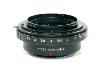 アダプタリング CRX - m4/3  Contarex レンズをマイクロ 4/3カメラに使用 絞り作動します、 新品画像