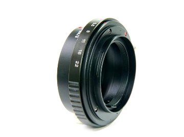 アダプタリング CRX - m4/3  Contarex レンズをマイクロ 4/3カメラに使用 絞り作動します、 新品の画像