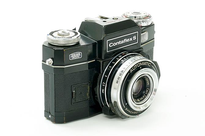 Contaflex S スーパーBC 50mm F2.8 Tessar Synchro-Compur M.X.V.レンズシヤッター　　　　　　　　　　　　　　　　　Cds TTLメー内蔵(作動不良)の画像