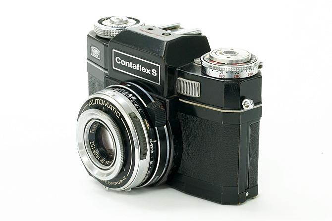 Contaflex S スーパーBC 50mm F2.8 Tessar Synchro-Compur M.X.V.レンズシヤッター　　　　　　　　　　　　　　　　　Cds TTLメー内蔵(作動不良)の画像