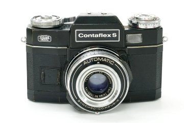 Contaflex S スーパーBC 50mm F2.8 Tessar Synchro-Compur M.X.V.レンズシヤッター　　　　　　　　　　　　　　　　　Cds TTLメー内蔵(作動不良)の画像