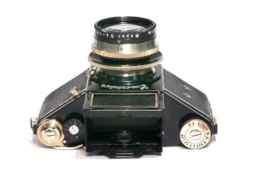 Night Exakta VP 127 Germay Dresden, 80mm F1.9 Primoplan 「Meyer Gorlitz」 127ベスト版フルサイズ、 オリジナル本革カメラケース付画像