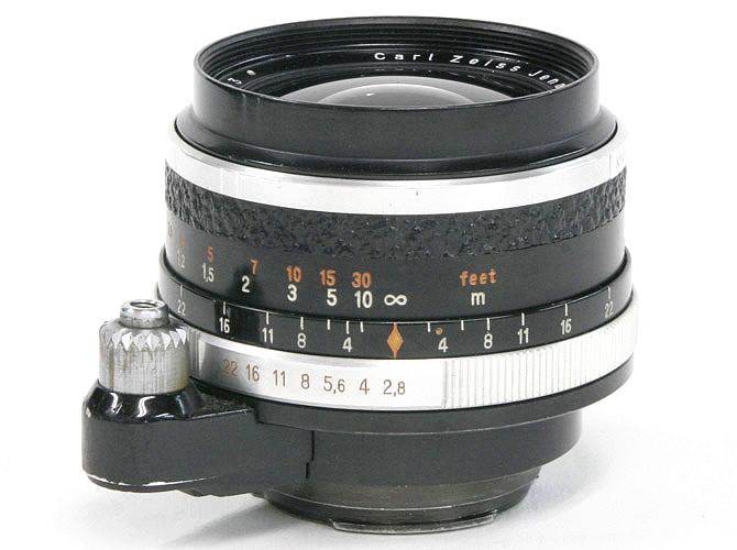 エキザクターマウント 35/2.8 Flektogon (Carl Zeiss Jena) Germany 自動絞りと実絞り切り替え有り  前後キャップ付 90%｜カメラのマツバラ光機