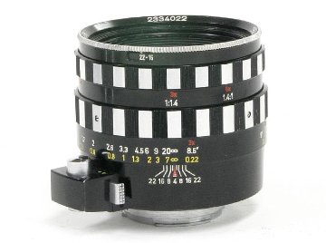 55/1.9 Macro-Quinon (Steinheil Munchen Germany) 　自動絞りと実絞り切り替え有り、ダブルヘリコイド. 超々接写レンズ 98% 、 Exakta マウント画像