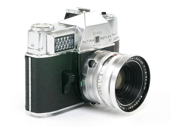 レチナレフレックス Ⅳ (Kodak) セレンメーター内蔵 シンクロコンパーX.Vシヤッター 50/1.9 Retina-Xenon Nikon マウントアダプタ付  90%の画像