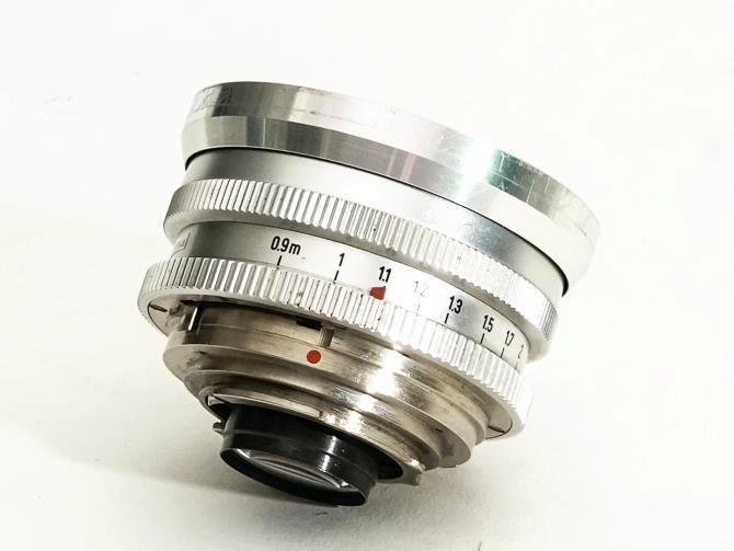 50/1.9 Retina-Xenon Schneiider Germany Retinaflex-Nikonマウントアダプタ付  専用フード付 L#6721865 85%の画像