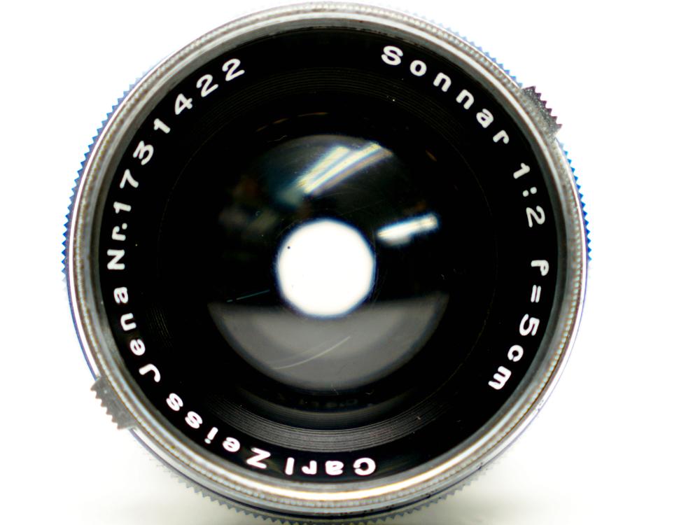 Contax ⅢA 50/2 Sonnar (Carl-Zeiss Jena) 距離計連動 セレンメ−タ−内蔵、(不良) レンズ 80%　ボデー80%画像