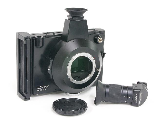 CONTAX PREVIEW Nikon F マウント アングルファインダー付 B#000406 85%画像