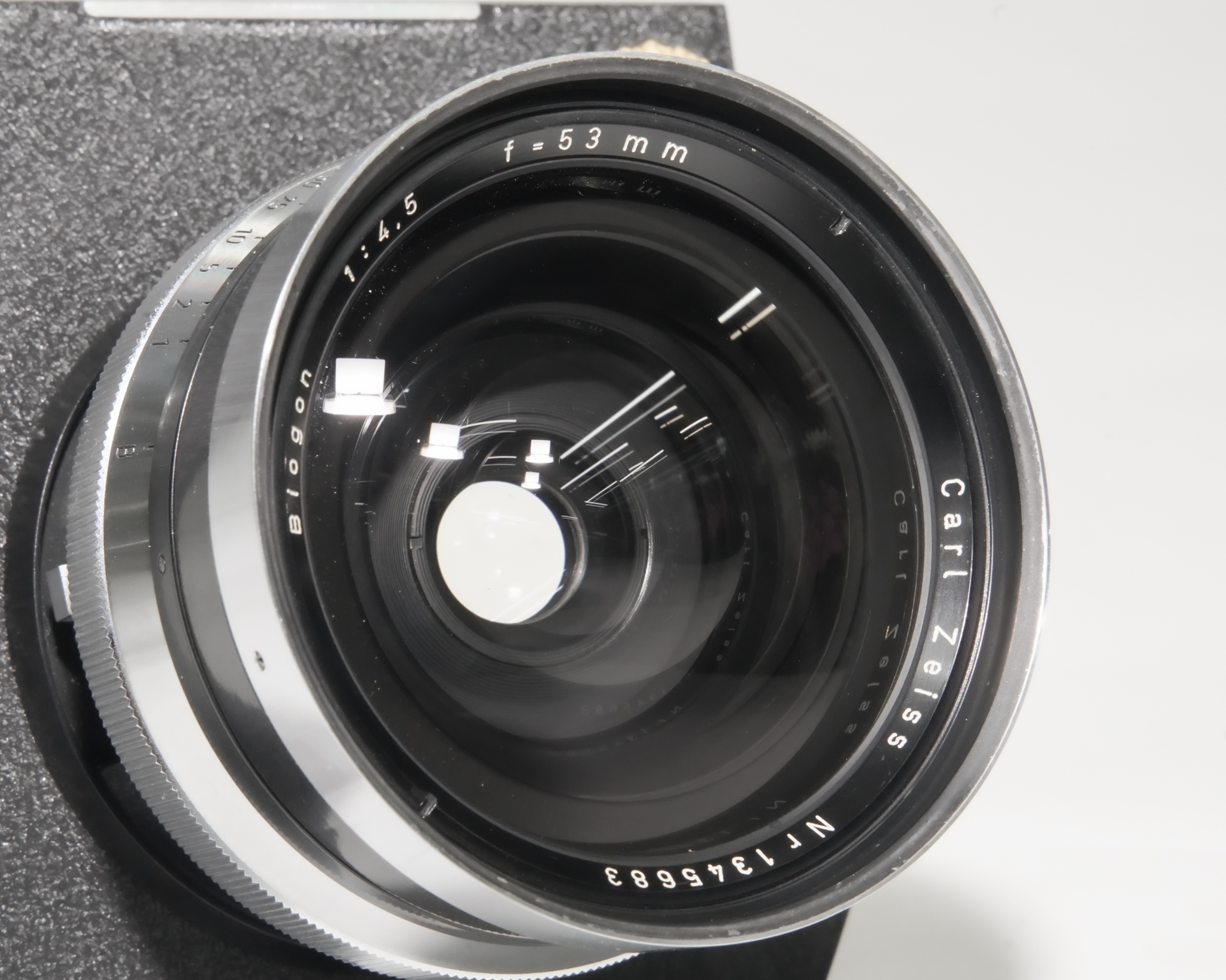 53/4.5 Biogon (前期型) (カールツァイス) Linhof 銘記有りの画像