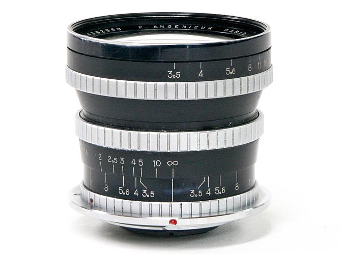 28mm F3.5 Angenieux (フランス) Nikon F マウント 真円絞りの13枚羽根(手動絞り) プリセット絞り　L#382960 直進式へリコイド　後期型  ボデーは別売り　 80%の画像