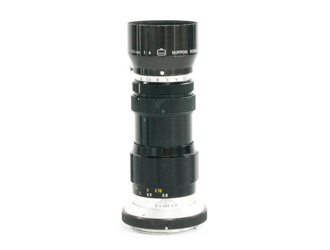 105/4 Nikkor T(山岳ニッコール) (Nipponkogaku) Nikon F マウント  前後純正キャップ&純正フード付 L#405677 85%の画像