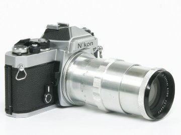 135/4 Sonnar Nikon F マウント  真円絞り(手動絞り) プリセット絞り 85%の画像