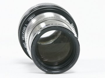 145/4.5 Tele-Cinor SOM BERTHIOT (made in France)  Nikon F マウント  真円絞り 手動絞り 直進ヘリコイド メタルフード付き 80%の画像